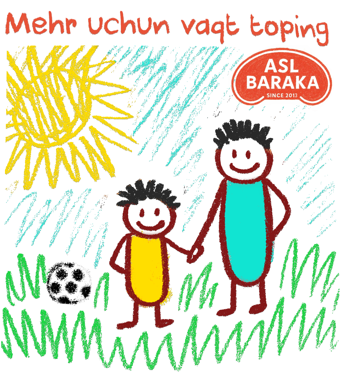 «Mehr uchun vaqt toping» nomli bolalar rasmi